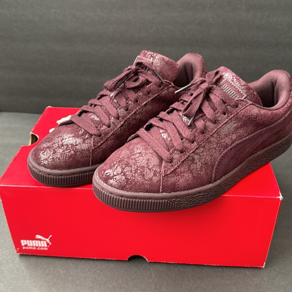 Make an offer! NIB Puma Suede Remastered Women's Shoes Color Winetasting Size 7